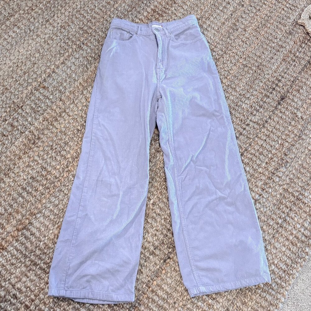 Women’s Wide-Leg Corduroy Pants in Lavender